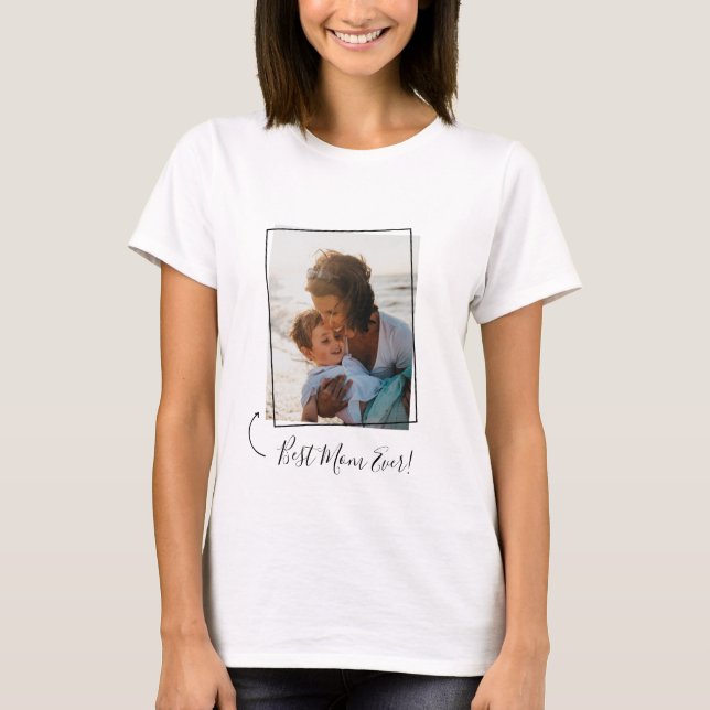 Best Mum Ever Rectangle Photo T-Shirt (Front)