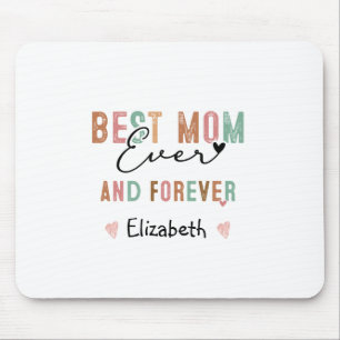 Best Mum Ever Retro Script Groovy Mother's day Mouse Mat
