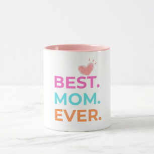 Best Mum Ever Scribbled Heart Mothers' Day Mug
