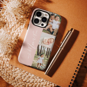 Best Mum Ever Script Mother's Day 3 Photo Collage iPhone 13 Pro Case