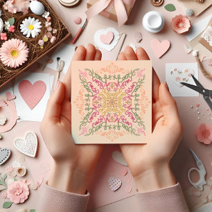 Best Mum Ever Seamless Fractal Mother's Day CARD