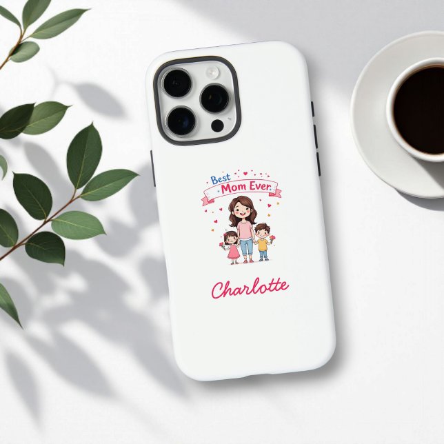Best Mum Ever | Sentimental Personalised Mother's Case-Mate iPhone Case (Creator Uploaded)