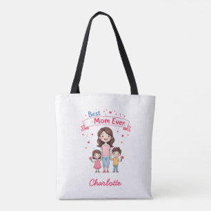 Best Mum Ever Sentimental Personalised Mother's Tote Bag