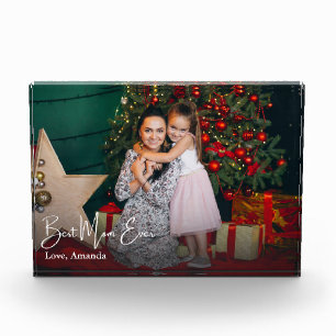 Best Mum Ever Simple Custom Photo Block