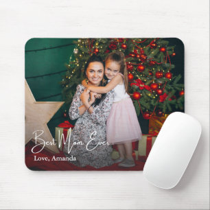 Best Mum Ever Simple Custom Photo Mouse Mat