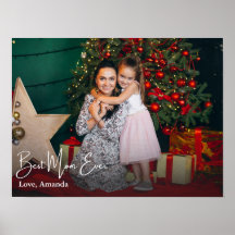 Best Mum Ever Simple Custom Photo
