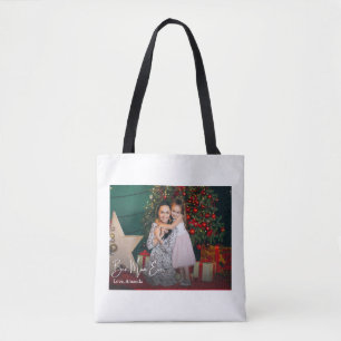 Best Mum Ever Simple Custom Photo Tote Bag