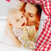 Best Mum Ever Simple Modern Custom Photo