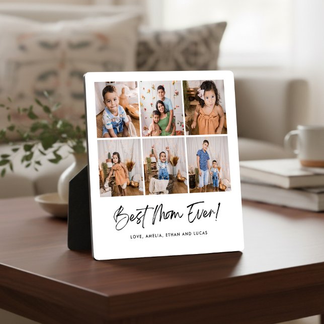 Best Mum Ever Six Photo Plaque (Creator Uploaded)