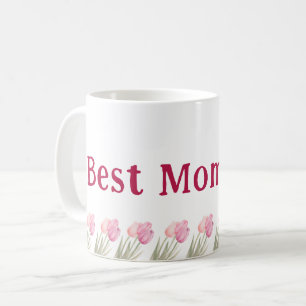 Best Mum Ever Soft Pink Floral Mother’s Day Coffee Mug
