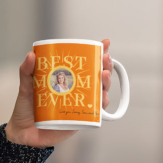 Best Mum Ever sun photo Mother's Day Coffee Mug