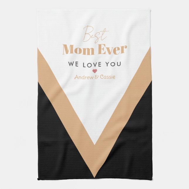 Best mum ever tea towel (Vertical)