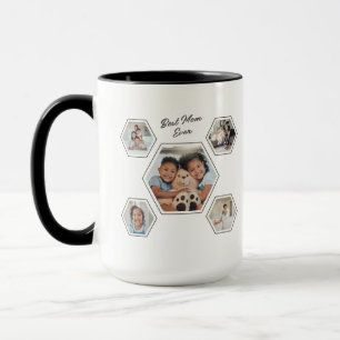 Best Mum Ever Ten Photo Template Family Keepsake Mug