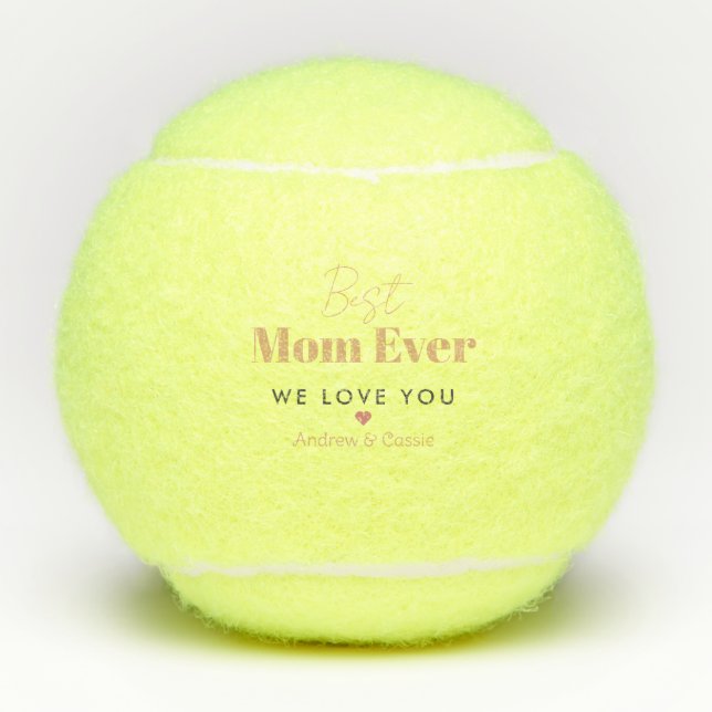 Best mum ever tennis balls (Front)