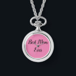 Best mum ever text pink watch<br><div class="desc">"Best Mum Ever" elegantly emblazoned in a vibrant font stands out against a soft pink background,  offering a heartfelt tribute to the most cherished matriarchs in a design that's both bold and affectionate.</div>