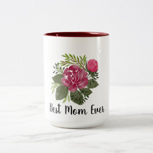 Best Mum Ever Two-Tone Coffee Mug