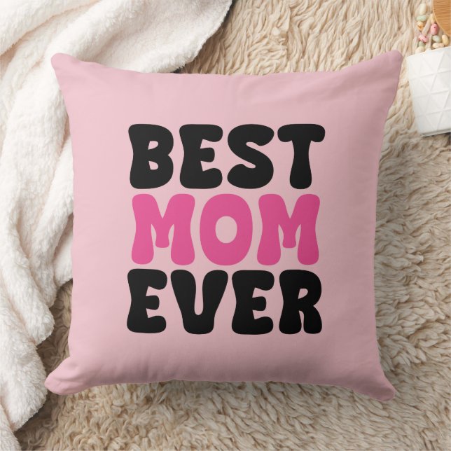 Best Mum Ever Typhography Cushion (Blanket)