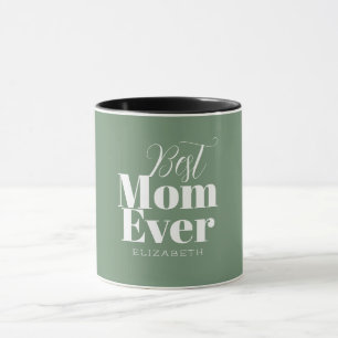 Best Mum Ever Typography Customised  Mug