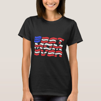 Best Mum Ever U.S. flag T-Shirt