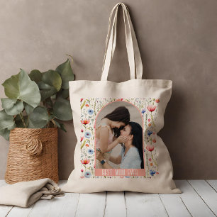 Best Mum Ever Wildflower Arch  Tote Bag