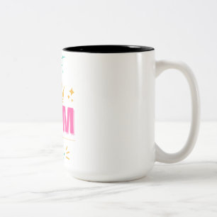 Best Mum Ever with Crown – Royal Gift for Mother’s Two-Tone Coffee Mug