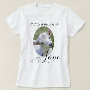 Best Mum Ever Your Photo Unconditional Love T-Shirt