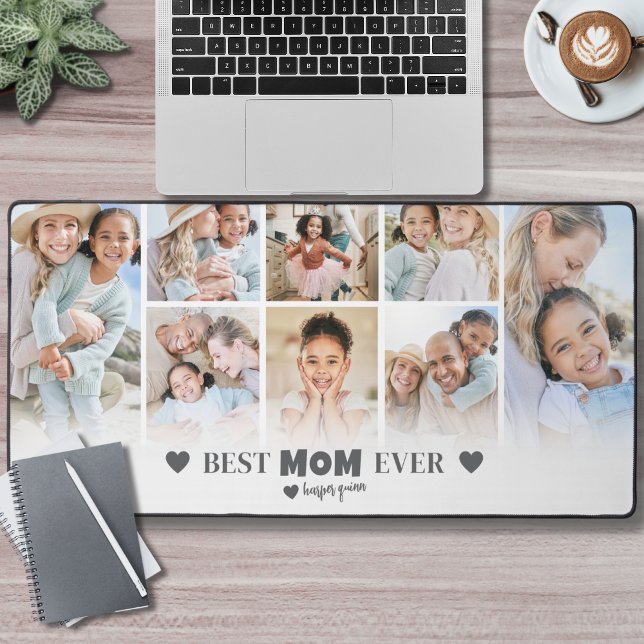 Best Mum Family Photos Desk Mat (Best Mom Family Photos Desk Mat)