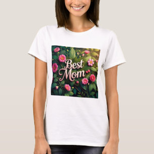 Best Mum Floral Flowers For Mother's Day T-Shirt