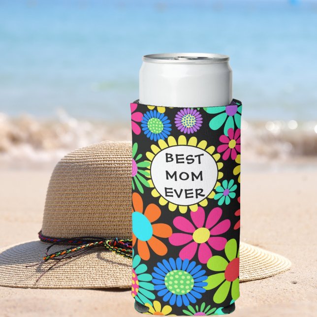 Best Mum Floral Seltzer Can Cooler (Creator Uploaded)