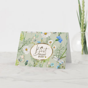Best Mum Flower Garden Bible Verse Mother's Day Holiday Card