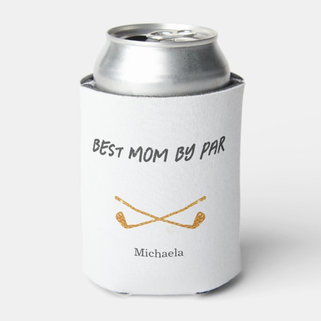 Best Mum Glitter Golf  Can Cooler (Can Front)
