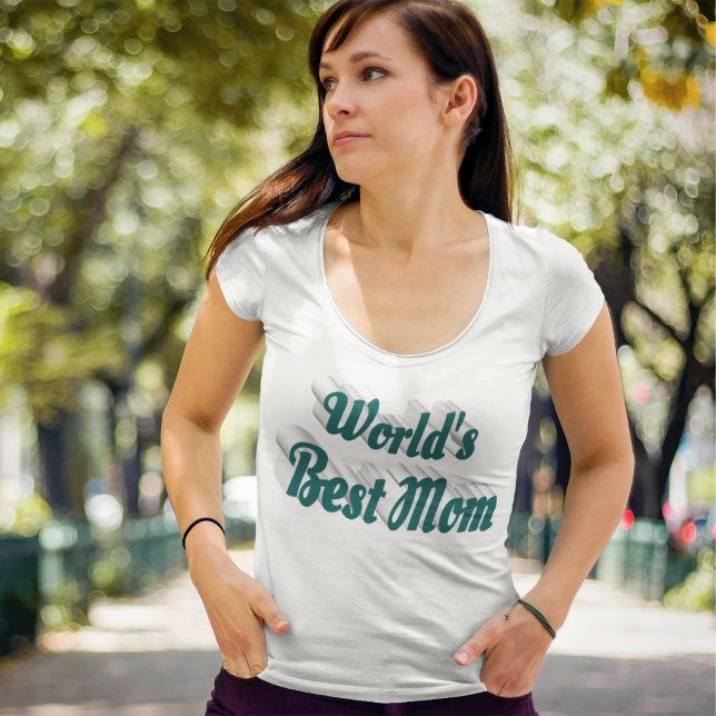 Best Mum green text T-Shirt (Creator Uploaded)