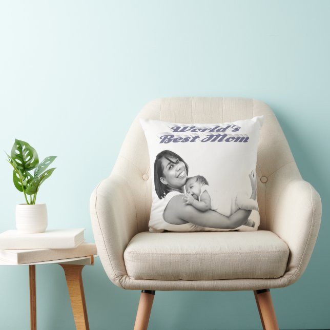 Best Mum grey photo  Cushion (Chair)