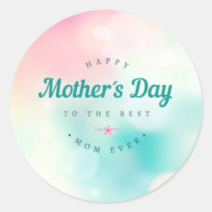 Best Mum Happy Mother's Day Sticker Seal