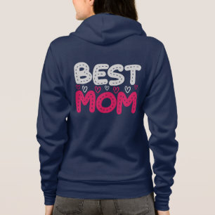 "Best Mum Hoodie - Cute Mother's Day Gift Pullover