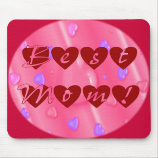 Best Mum in Hearts Mouse Mat