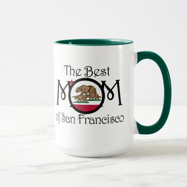 Best Mum In San Francisco with 2 Cubs 15oz Mug (Right)