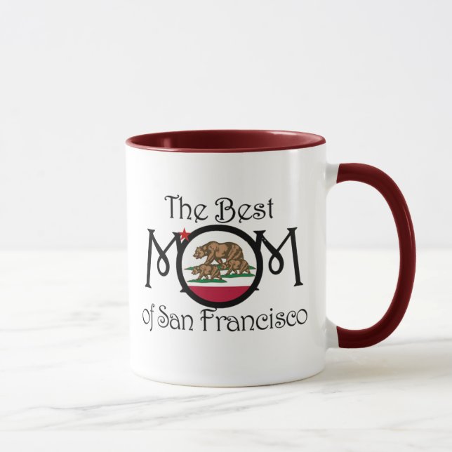 Best Mum In San Francisco with two cubs 11oz mug (Right)