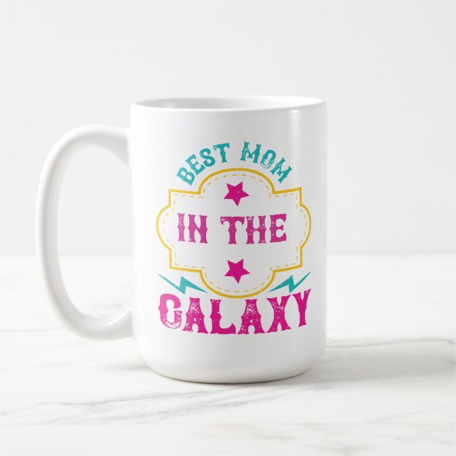 Best Mum in the Galaxy  Coffee Mug (Left)