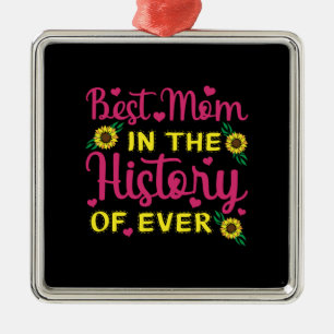 Best Mum In The History Of Ever Metal Tree Decoration