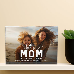 Best mum in the whole world mothers day photo block