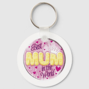 best mum in the world keyring