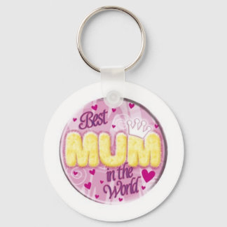 best mum in the world keyring