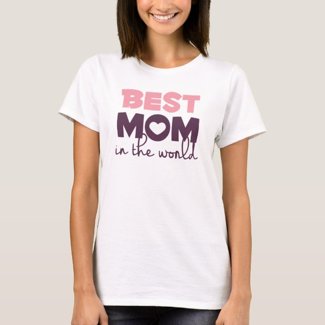 Best Mum in the World Mother's Day Circle Top (Front)