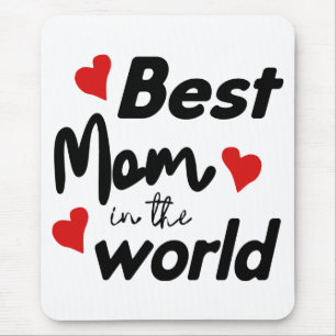 Best Mum In The World Mother's Day Mouse Mat