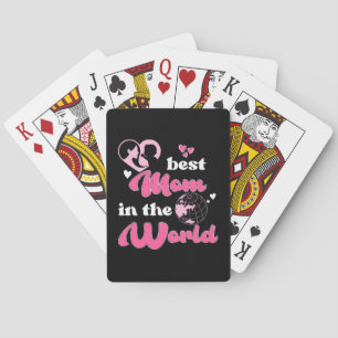 Best Mum In The World Mother's Day Playing Cards