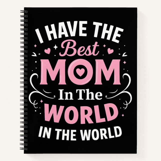 Best Mum in the world Notebook (Front)