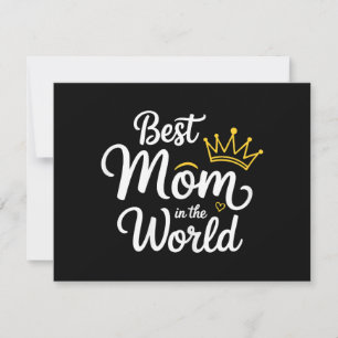 Best Mum In The World Shirt Women Best Mum Ever Mo Holiday Card