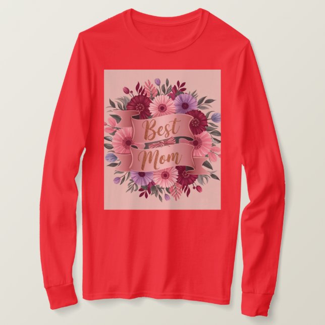 Best Mum Long Sleeve T-Shirt  (Design Front)