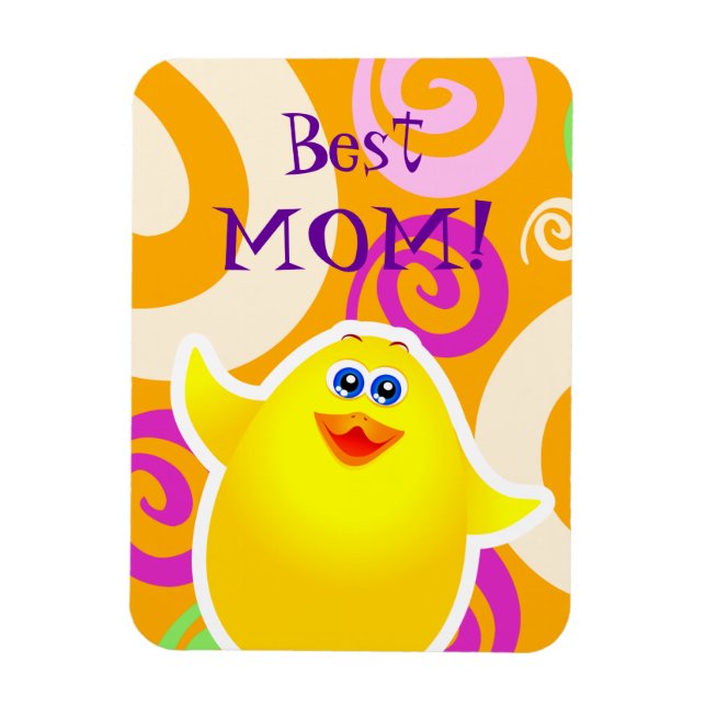 Best mum! magnet (Vertical)